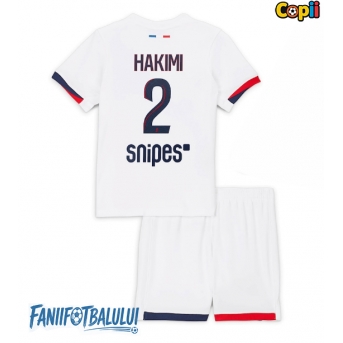 Paris Saint-Germain Achraf Hakimi #2 Echipament de Fotbal Replică 2025-26 Copii Deplasare (+ Șorturi)